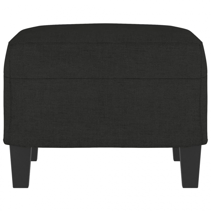 Fußhocker Schwarz 60x50x41 cm Stoff