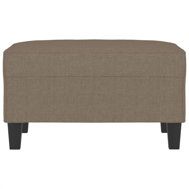 Fußhocker Taupe 70x55x41 cm Stoff