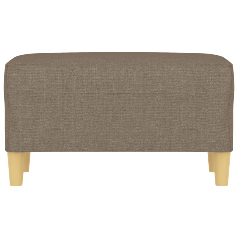 Sitzbank Taupe 70x35x41 cm Stoff