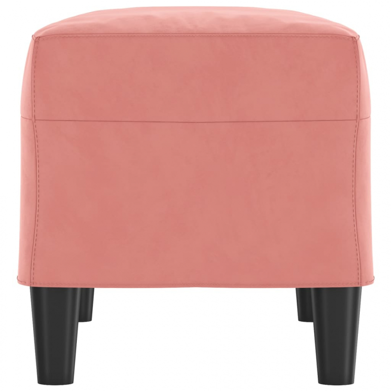 Sitzbank Rosa 70x35x41 cm Samt