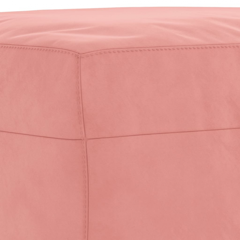 Sitzbank Rosa 100x35x41 cm Samt