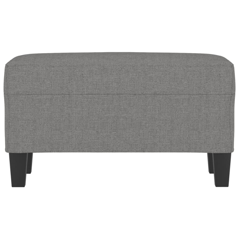 Sitzbank Dunkelgrau 70x35x41 cm Stoff
