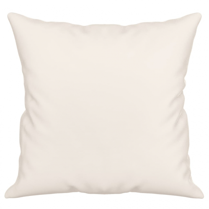 Zierkissen 2 Stk. Beige 40x40 cm Mikrofasergewebe