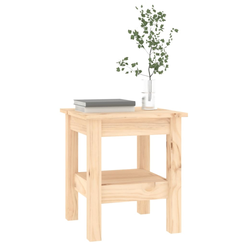 Couchtisch 35x35x40 cm Massivholz Kiefer