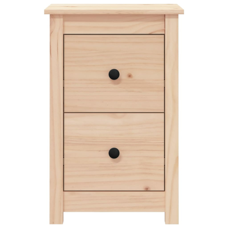 Nachttische 2 Stk. 40x35x61,5 cm Massivholz Kiefer