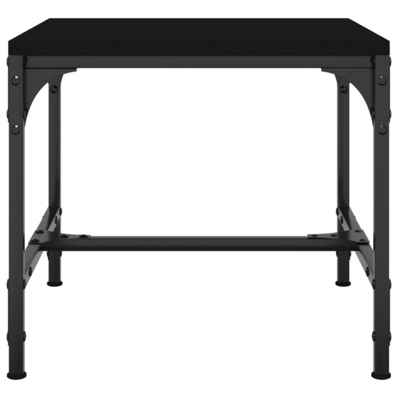 Couchtisch Schwarz 50x50x35 cm Holzwerkstoff