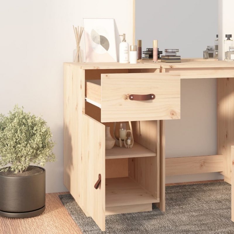 Schreibtisch-Schrank 40x50x75 cm Massivholz Kiefer