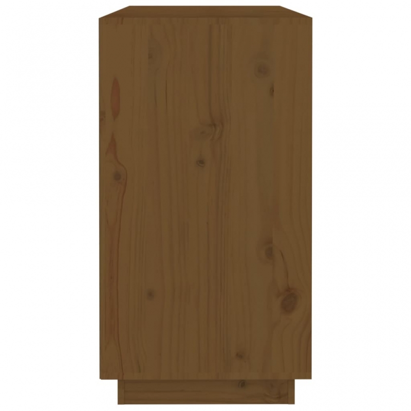 Sideboard Honigbraun 100x40x75 cm Massivholz Kiefer