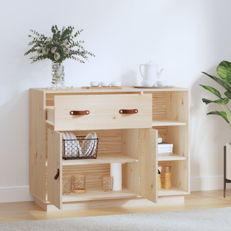 Sideboard 98,5x40x75 cm Massivholz Kiefer