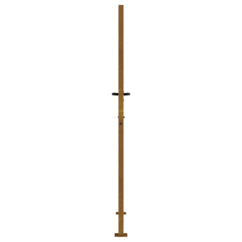 Gartentor 105x205 cm Cortenstahl