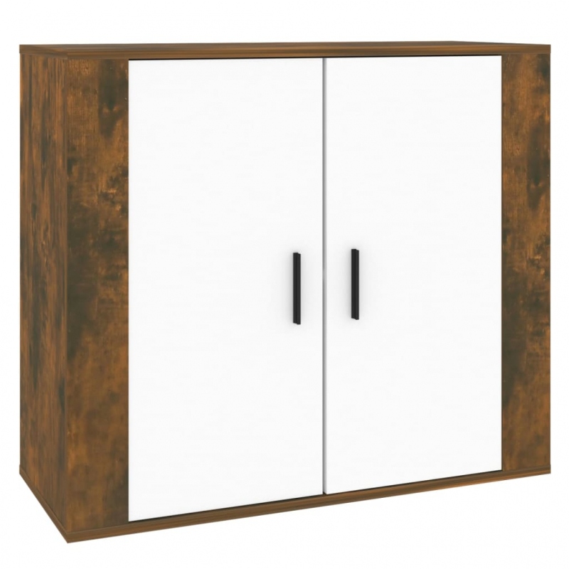 Sideboard Räuchereiche 80x33x70 cm Holzwerkstoff