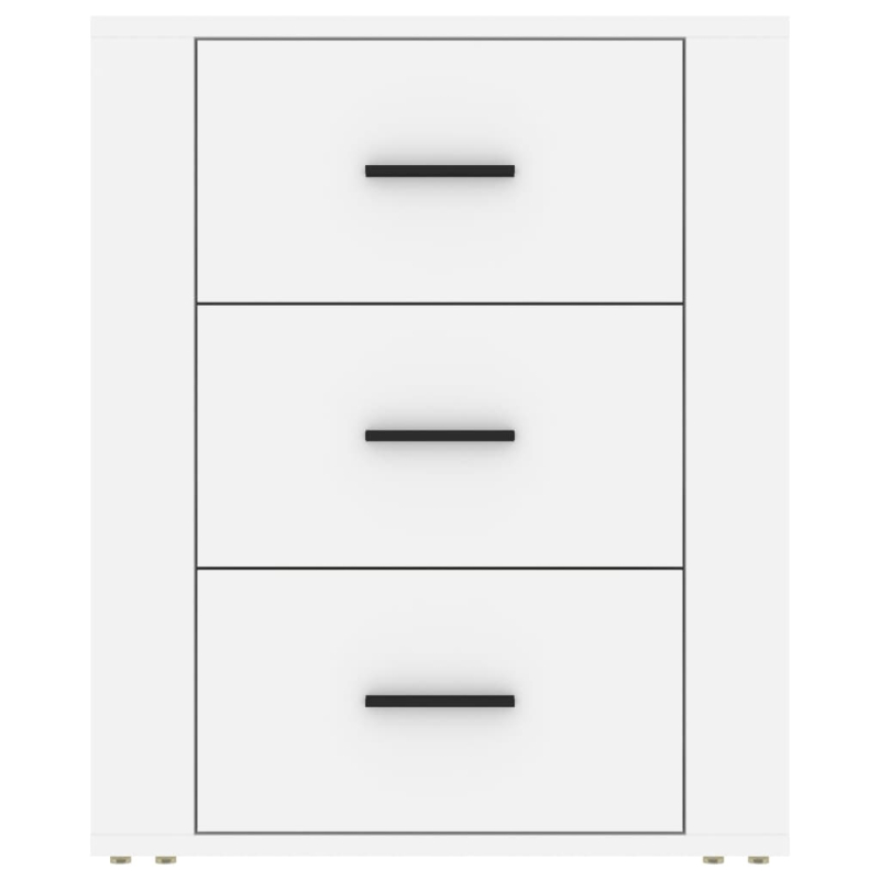 Nachttisch Weiß 50x36x60 cm Holzwerkstoff