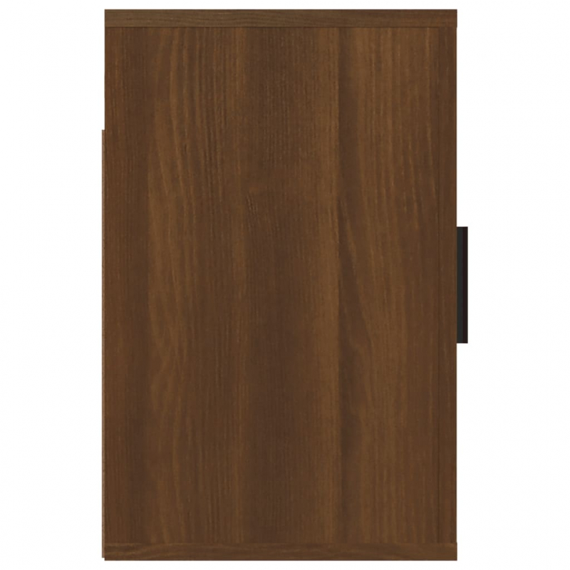 Wand-Nachttisch Braun Eichen-Optik 50x30x47 cm