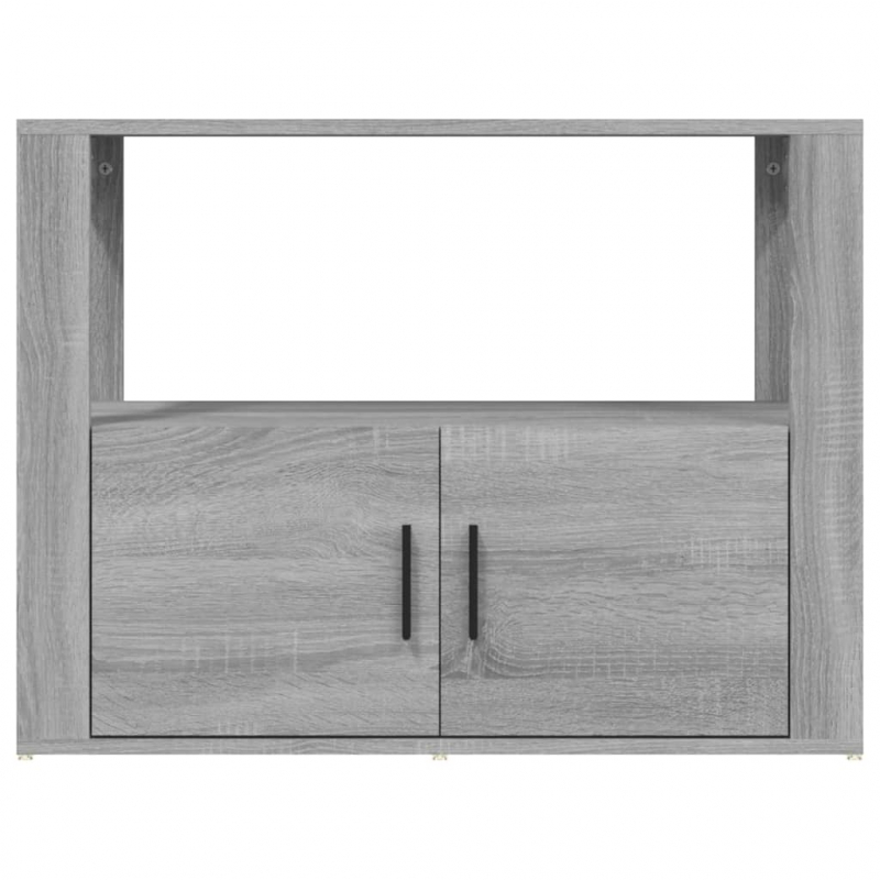 Sideboard Grau Sonoma 80x30x60 cm Holzwerkstoff