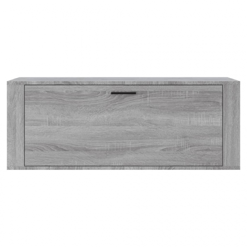 Wand-Schuhschrank Grau Sonoma 100x35x38 cm Holzwerkstoff