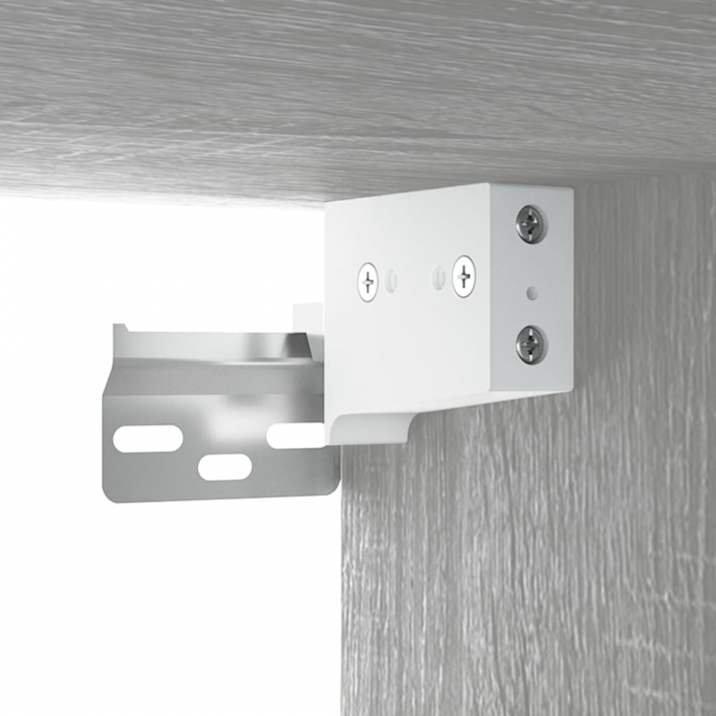 Wand-Schuhschrank Grau Sonoma 100x35x38 cm Holzwerkstoff