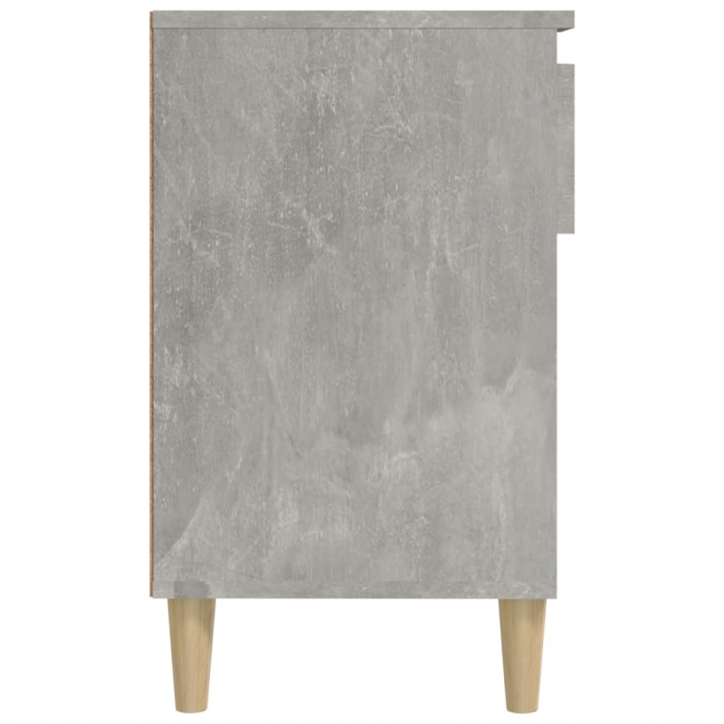Schuhregal Betongrau 102x36x60 cm Holzwerkstoff