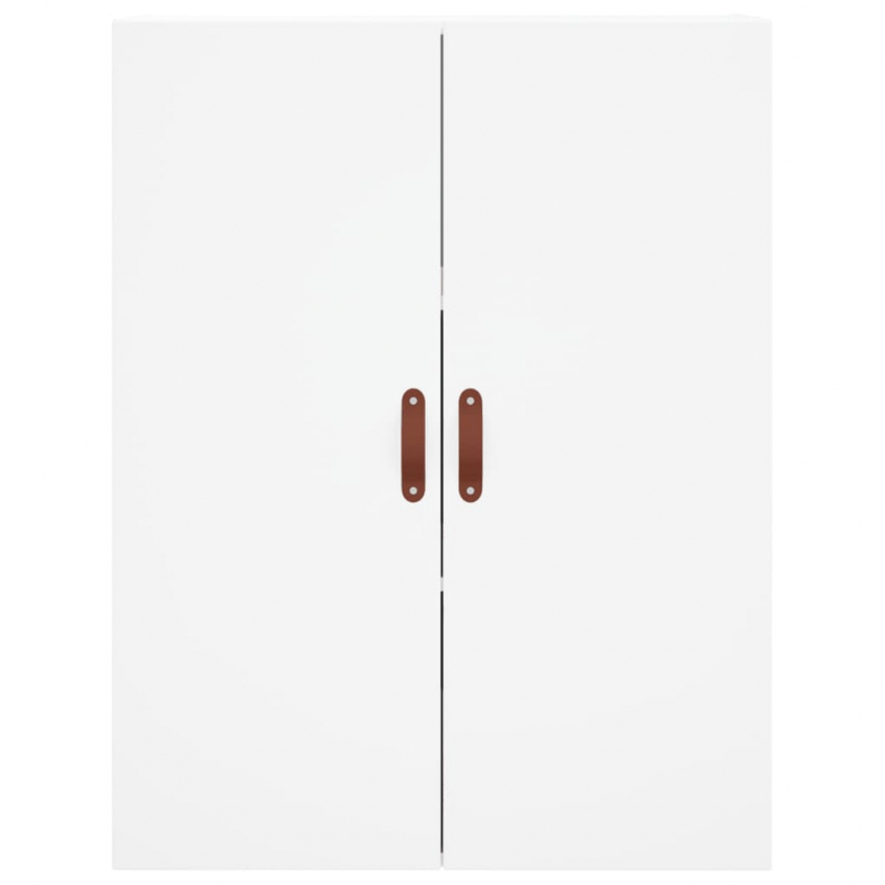 Highboard Weiß 69,5x34x180 cm Holzwerkstoff