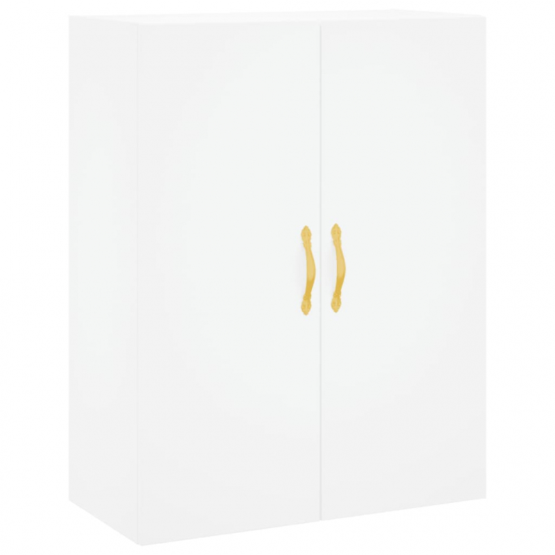 Highboard Weiß 69,5x34x180 cm Holzwerkstoff