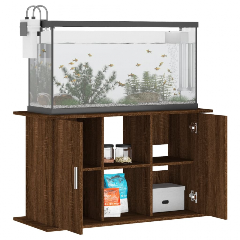 Aquariumständer Braun Eichen-Optik 101x41x58 cm Holzwerkstoff