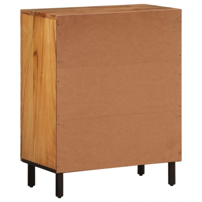 Beistellschrank 60x33x75 cm Massivholz Akazie