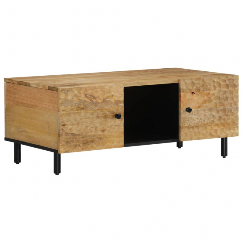 Couchtisch 100x54x40 cm Massivholz Mango