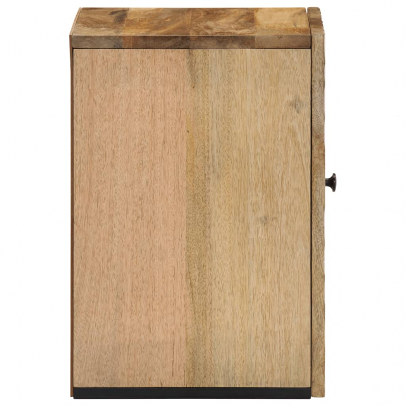 Bad-Wandschrank 38x33x48 cm Massivholz Mango