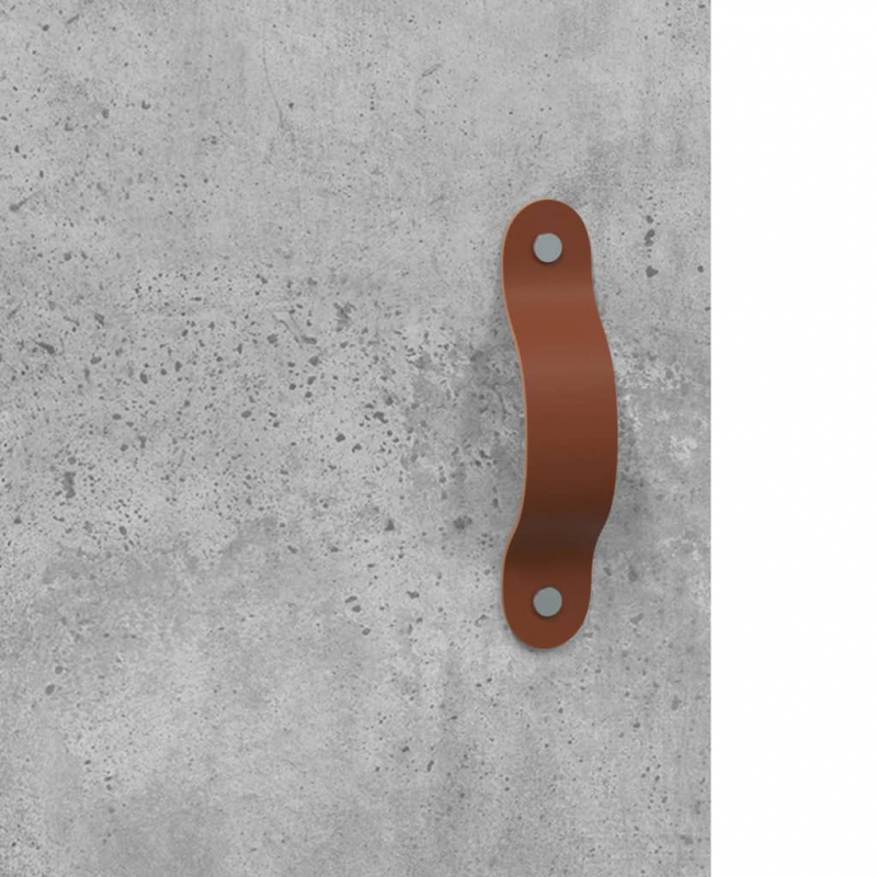 Sideboard Betongrau 90x34x80 cm Holzwerkstoff