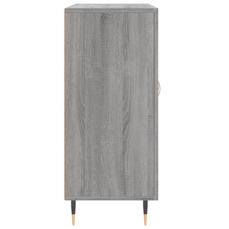 Sideboard Grau Sonoma 90x34x80 cm Holzwerkstoff