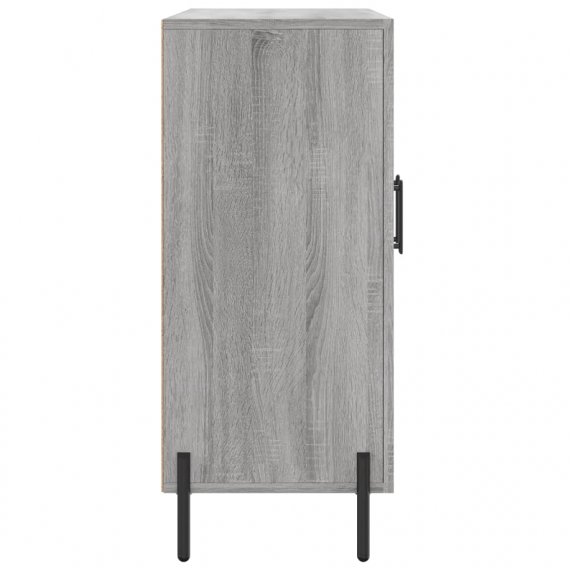 Sideboard Grau Sonoma 90x34x80 cm Holzwerkstoff