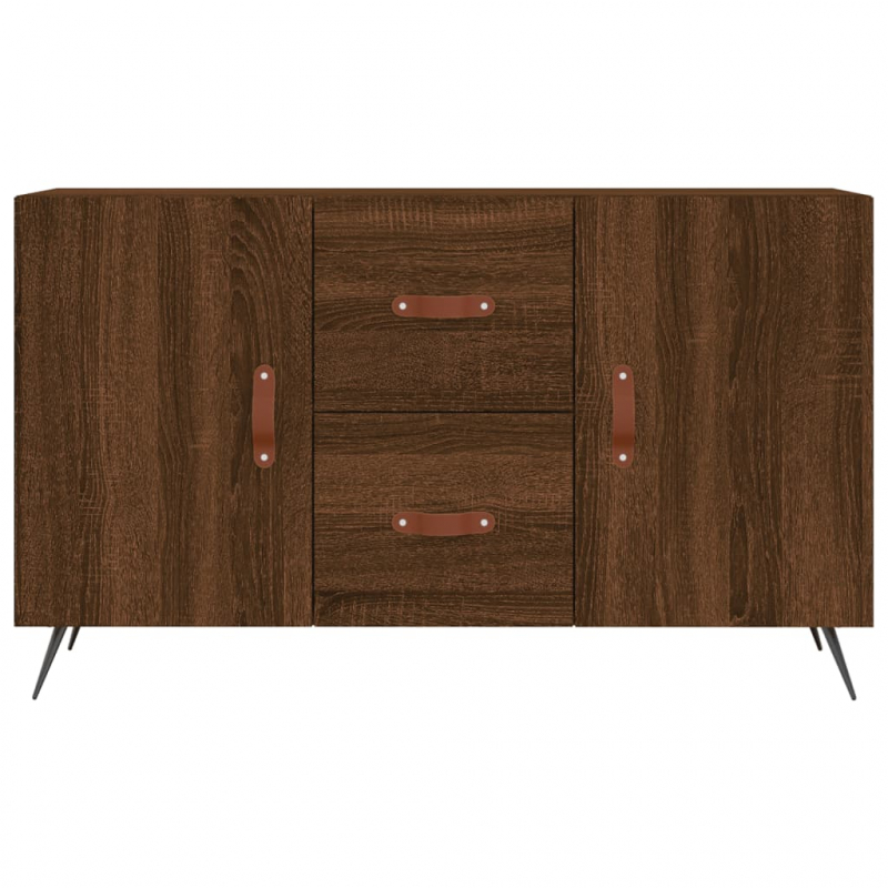 Sideboard Braun Eichen-Optik 100x36x60 cm Holzwerkstoff