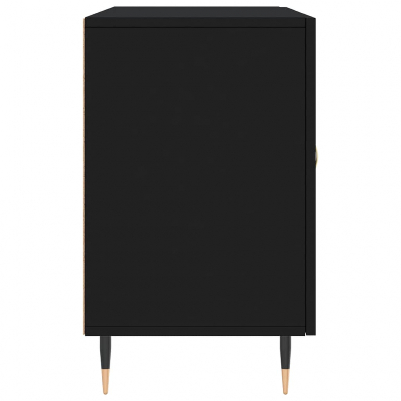 Sideboard Schwarz 100x36x60 cm Holzwerkstoff