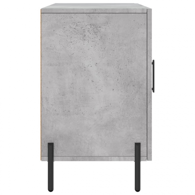 Sideboard Betongrau 100x36x60 cm Holzwerkstoff
