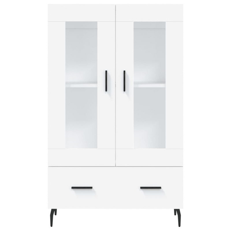 Highboard Weiß 69,5x31x115 cm Holzwerkstoff