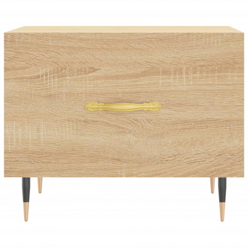 Couchtische 2 Stk. Sonoma-Eiche 50x50x40 cm Holzwerkstoff