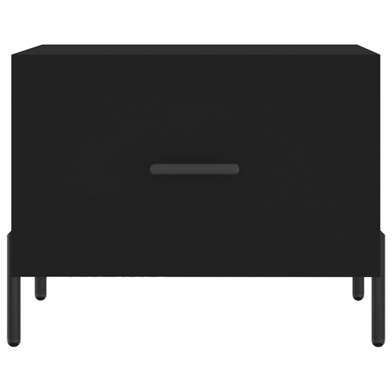 Couchtische 2 Stk. Schwarz 50x50x40 cm Holzwerkstoff