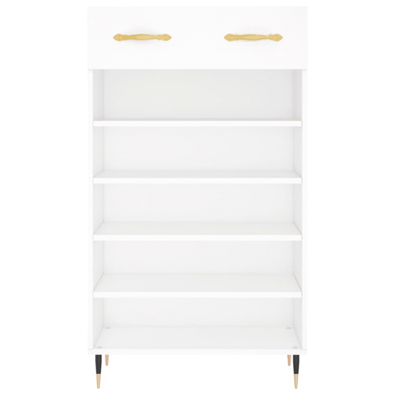 Schuhschrank Weiß 60x35x105 cm Holzwerkstoff