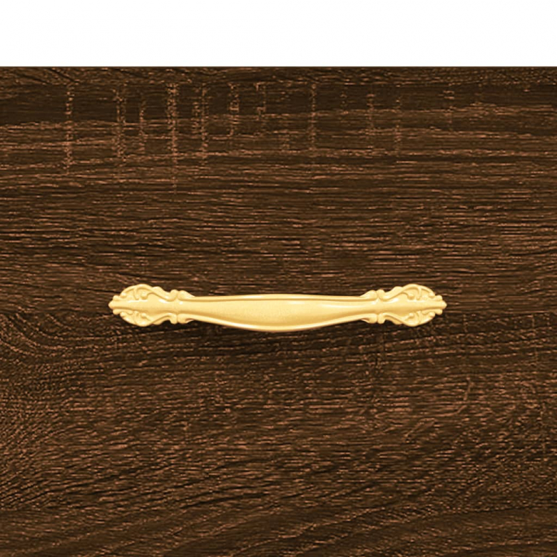 Schuhschrank Braun Eichen-Optik 30x35x105 cm Holzwerkstoff