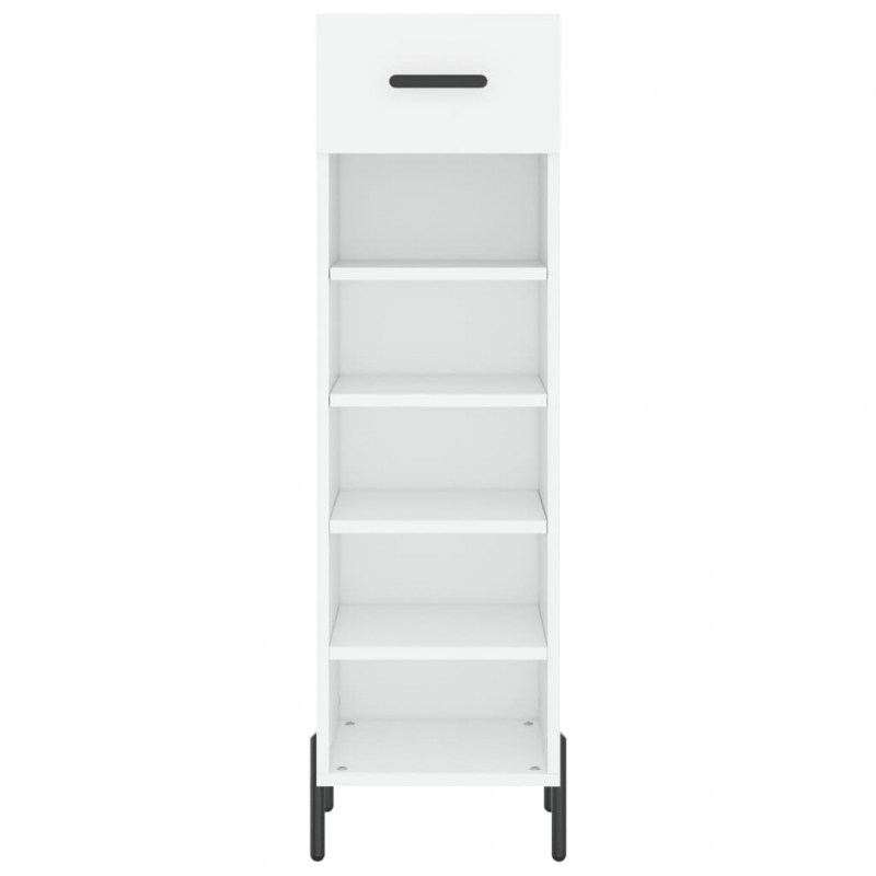 Schuhschrank Weiß 30x35x105 cm Holzwerkstoff