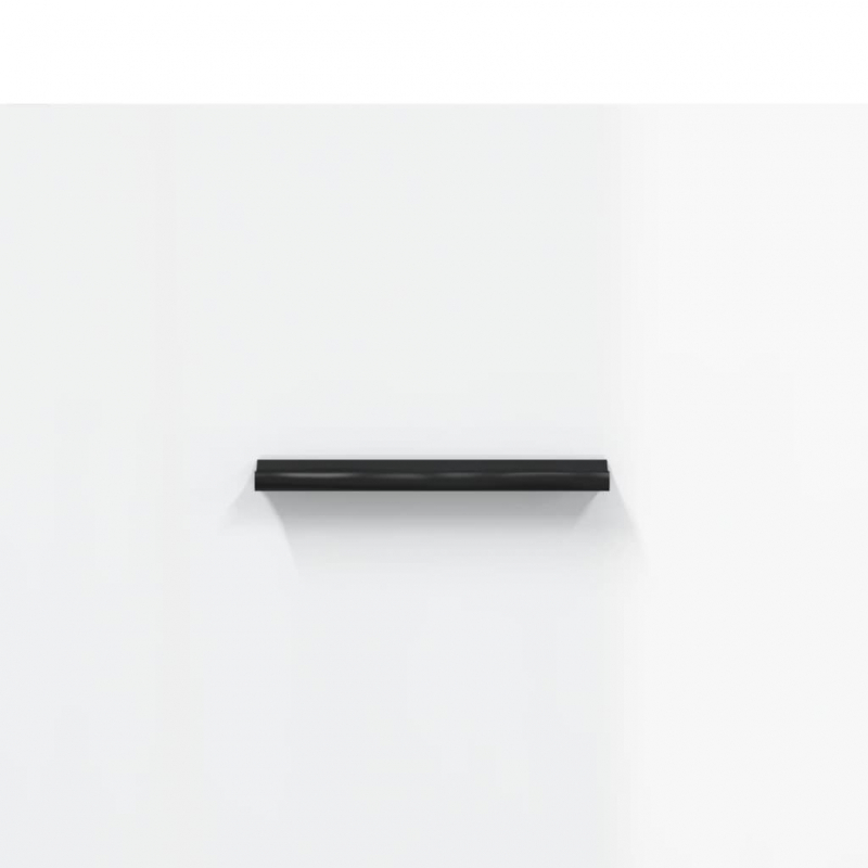 Schuhschrank Hochglanz-Weiß 30x35x105 cm Holzwerkstoff