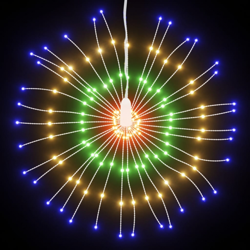 Weihnachtsbeleuchtung Feuerwerk 140 LEDs Mehrfarbig 17 cm