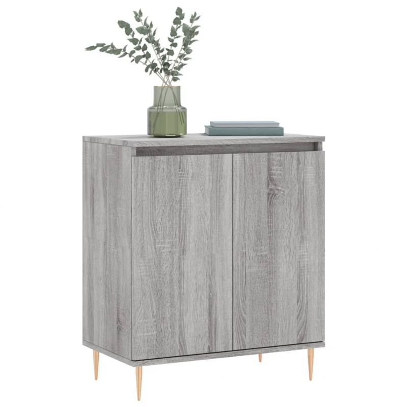 Sideboard Grau Sonoma 60x35x70 cm Holzwerkstoff