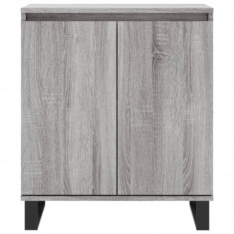 Sideboard Grau Sonoma 60x35x70 cm Holzwerkstoff