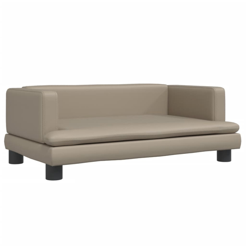 Kindersofa Cappuccino-Braun 80x45x30 cm Kunstleder