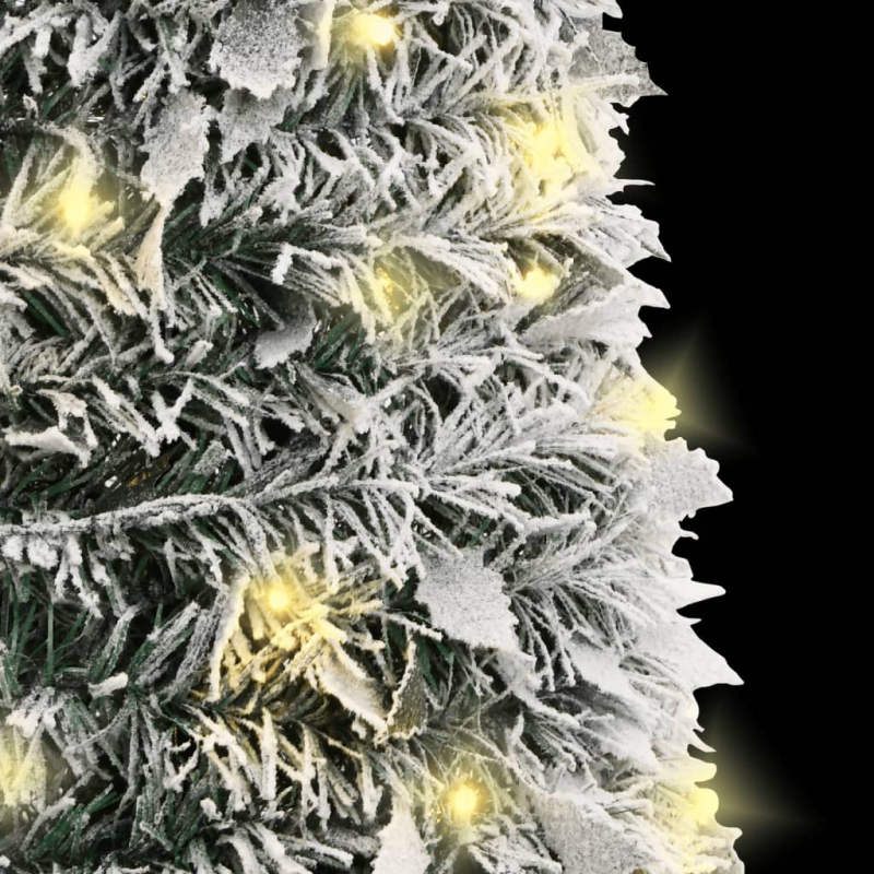 Pop-Up-Weihnachtsbaum Künstlich Beschneit 50 LEDs 120 cm