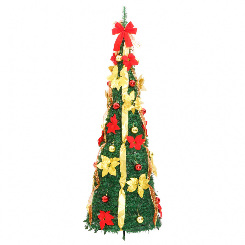 Pop-Up-Weihnachtsbaum Künstlich 150 LEDs Grün 180 cm