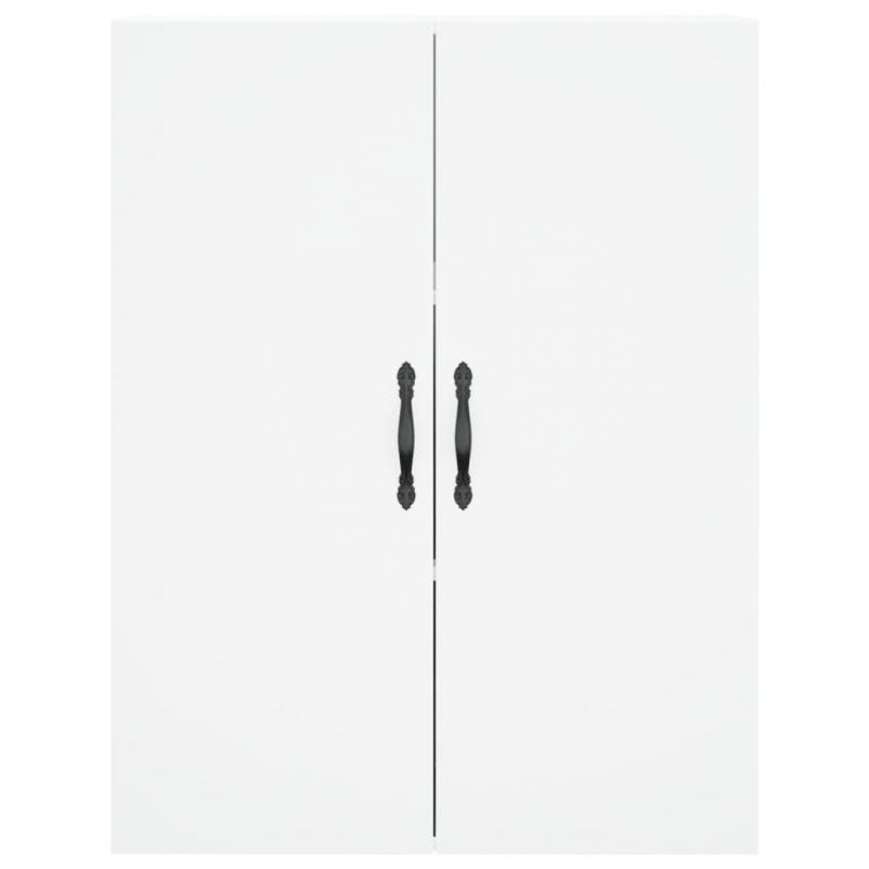 Highboard Weiß 69,5x34x180 cm Holzwerkstoff