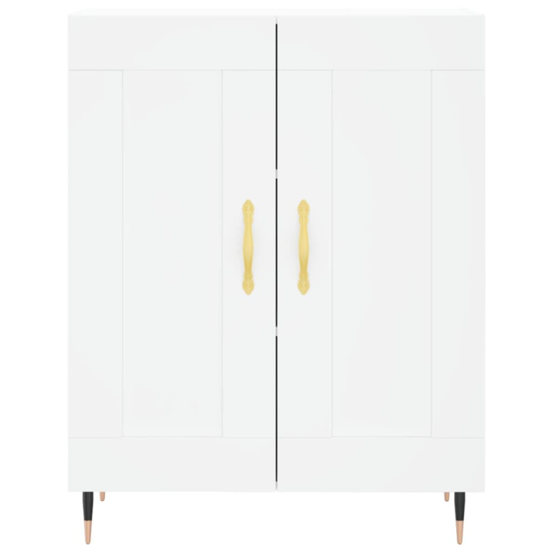 Highboard Weiß 69,5x34x180 cm Holzwerkstoff