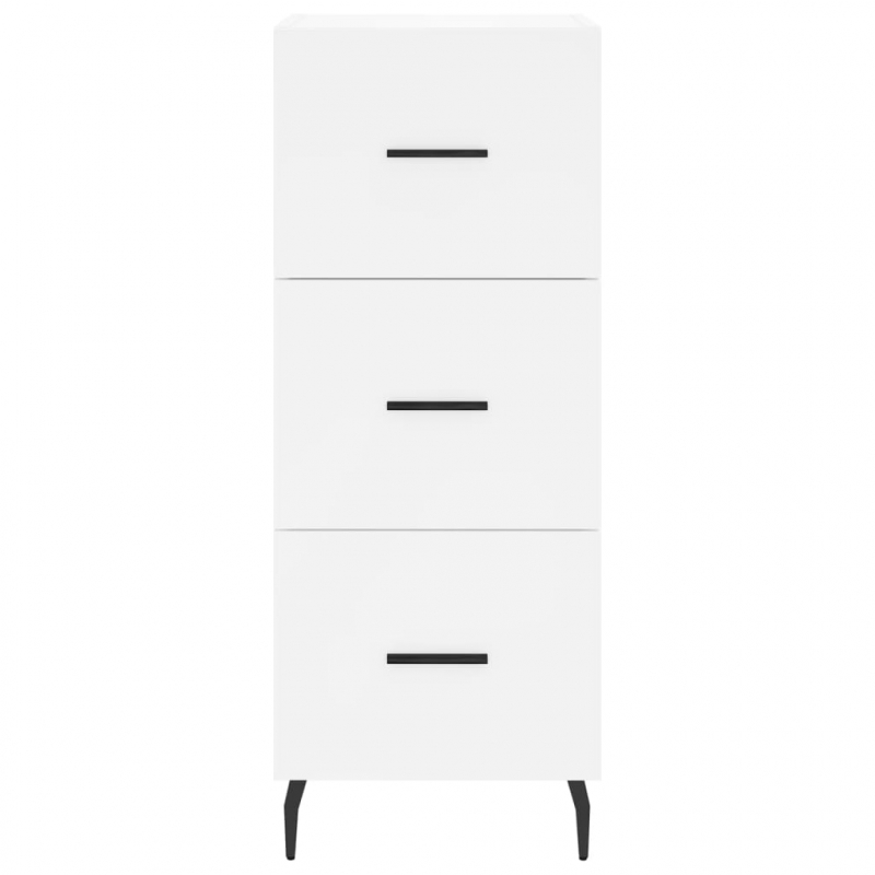 Highboard Weiß 34,5x34x180 cm Holzwerkstoff