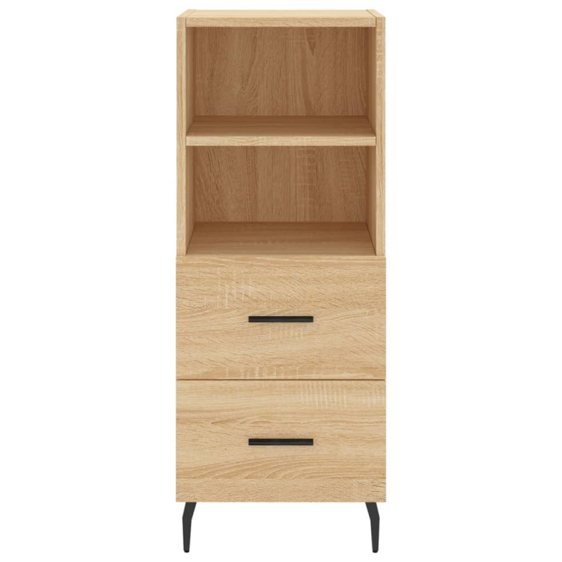 Highboard Sonoma-Eiche 34,5x34x180 cm Holzwerkstoff